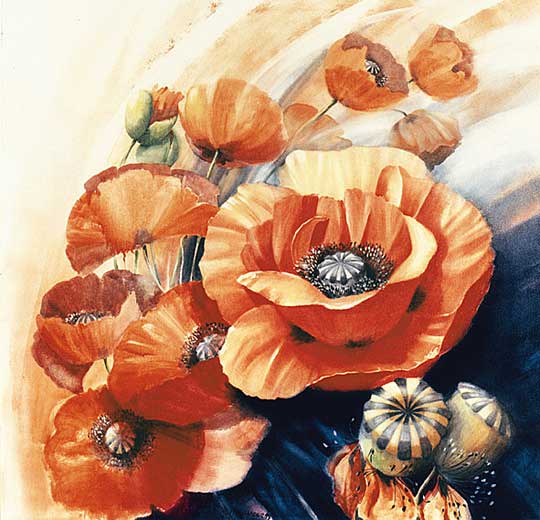 Gem&auml;lde von Gisela Italiaander