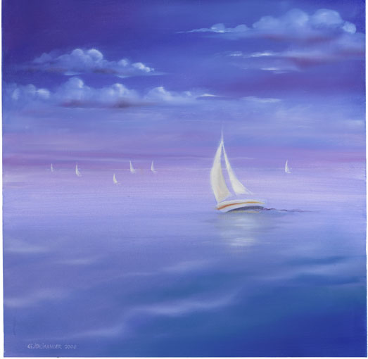 Gem&auml;lde von Gisela Italiaander