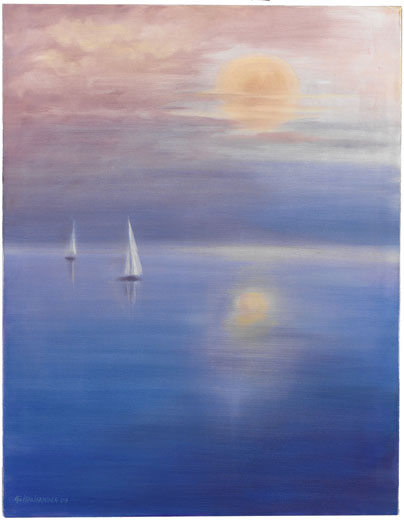 Gem&auml;lde von Gisela Italiaander