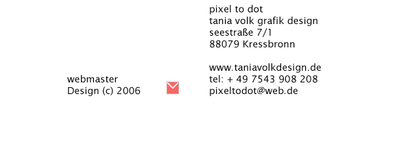 Kontakt zur Webdesignerin